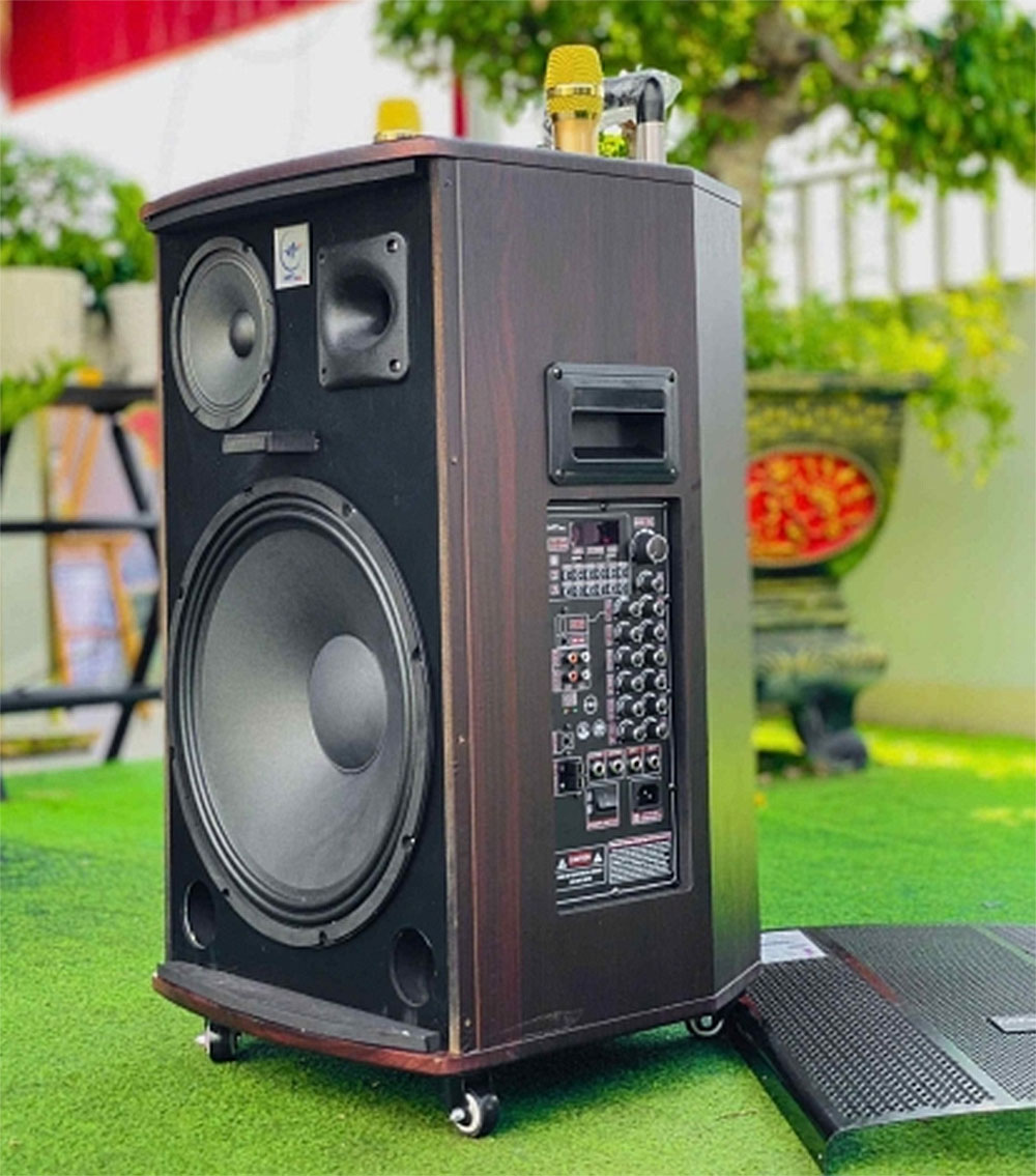 Loa kéo K5 Pro, loa karaoke 3 đường tiếng