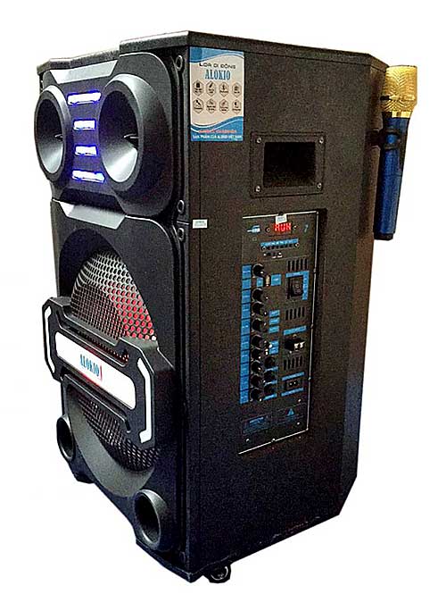 Loa kéo karaoke Alokio WML-SL815, loa công suất lớn