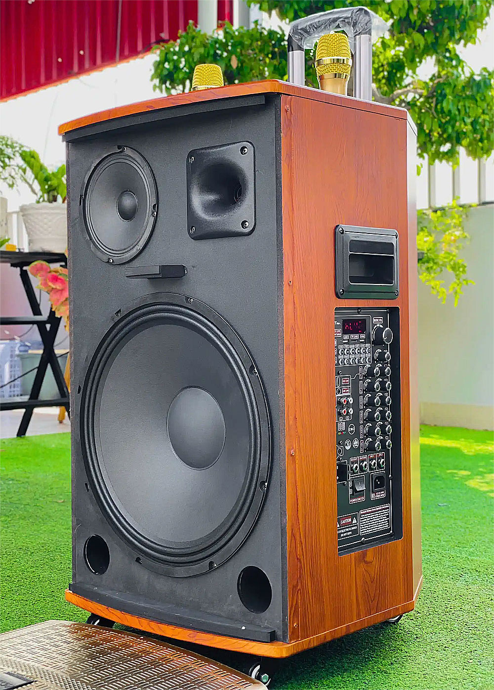 Loa kéo karaoke K6Pro, karaoke 3 đường tiếng