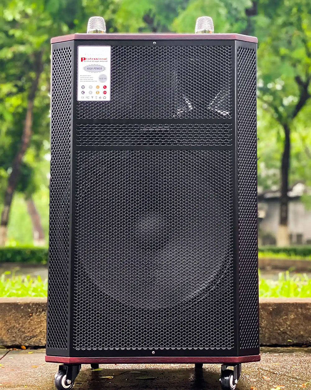 Loa kéo karaoke K7Pro, 3 đường tiếng