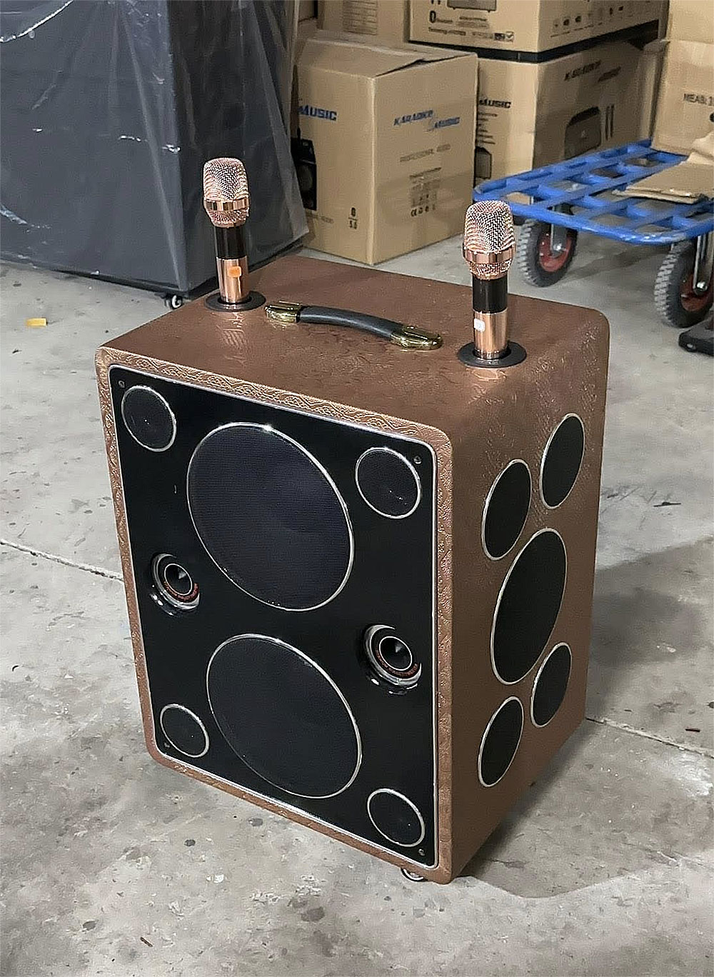 Loa kéo karaoke Soundbox T699 Pro, 2 bass 25