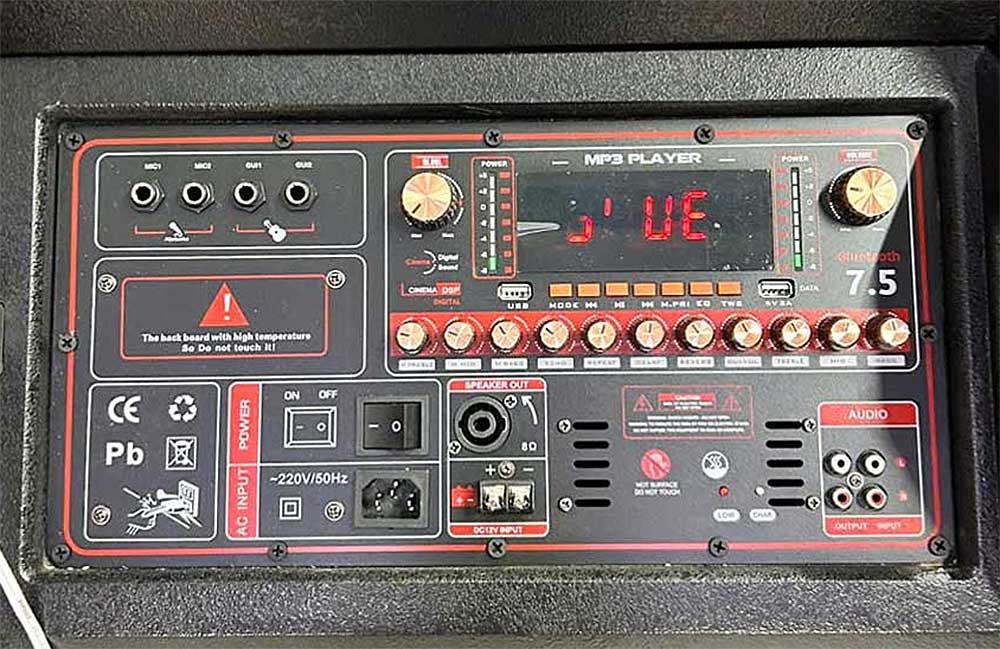 Loa kẹo kéo KP27-925, 3 đường tiếng