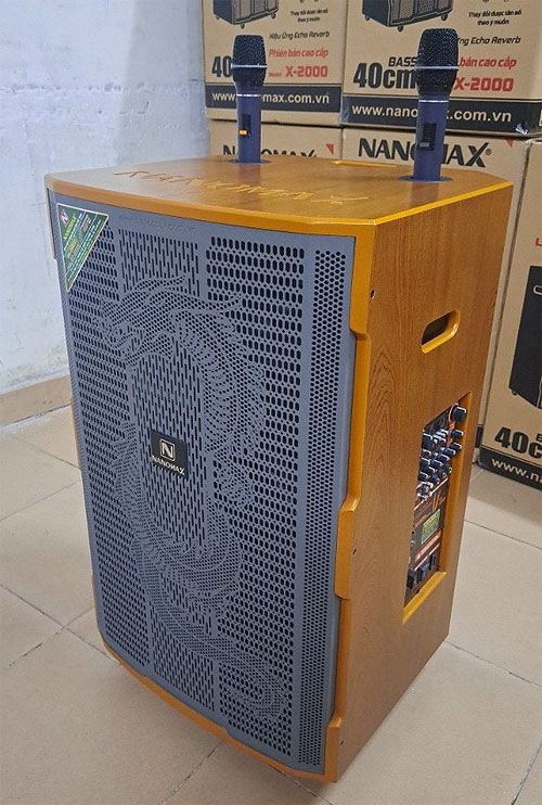 Loa kẹo kéo Nanomax GT-2024PU, loa 3 đường tiếng