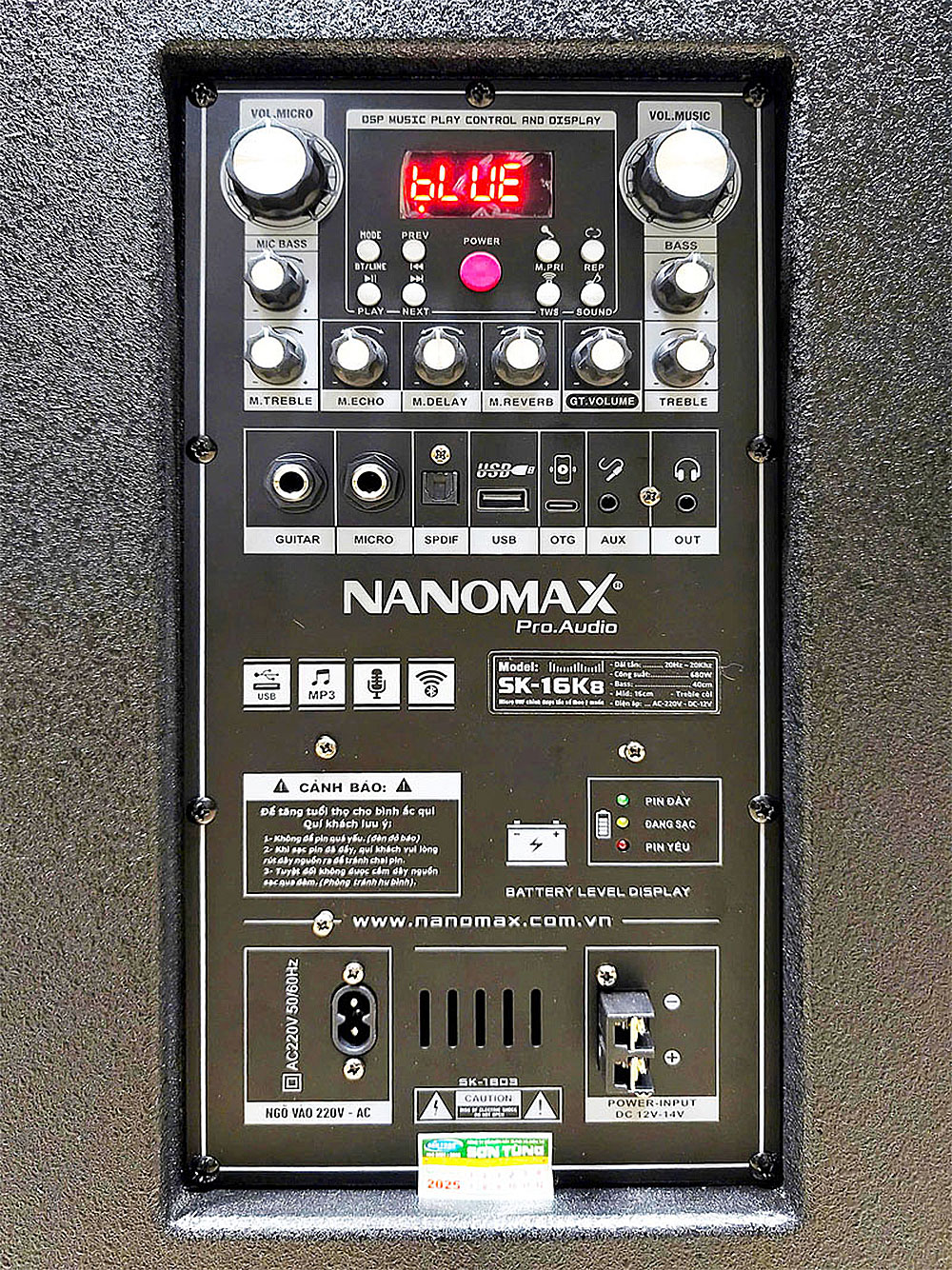 Loa kẹo kéo Nanomax SK-16K8, bass 40cm