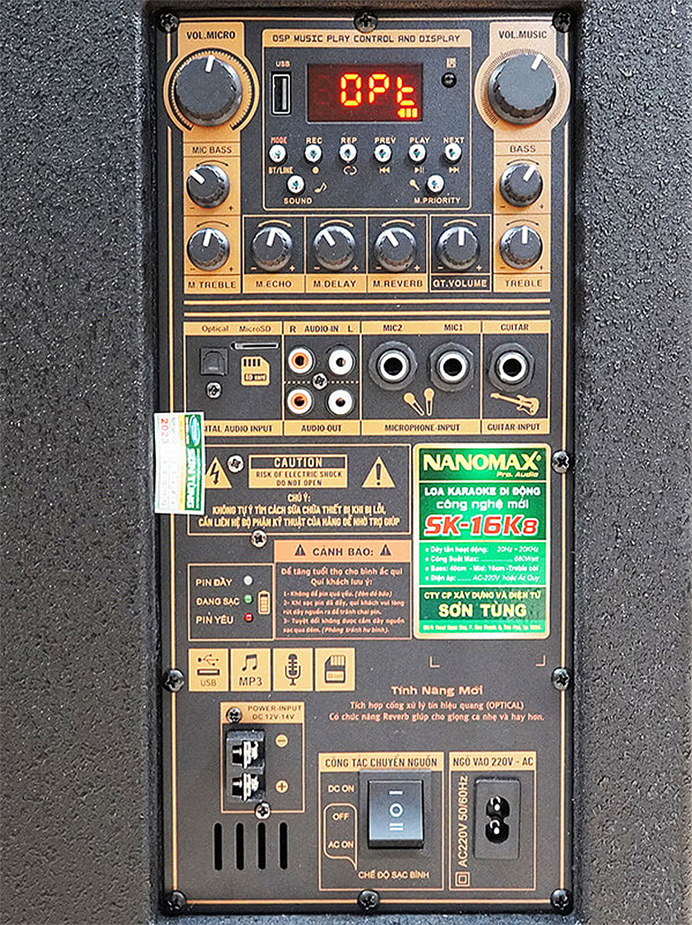 Loa kẹo kéo Nanomax SK-16K8, bass 40cm