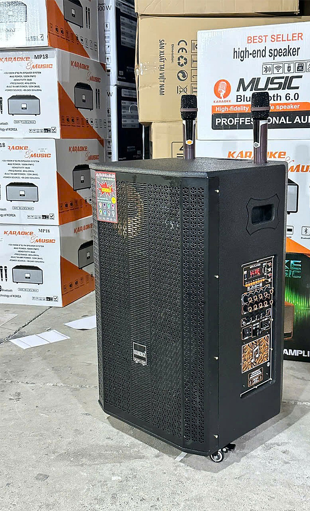 Loa kẹo kéo Soundbox 1519 Loa kẹo kéo Soundbox 1519, 3 đường tiếng