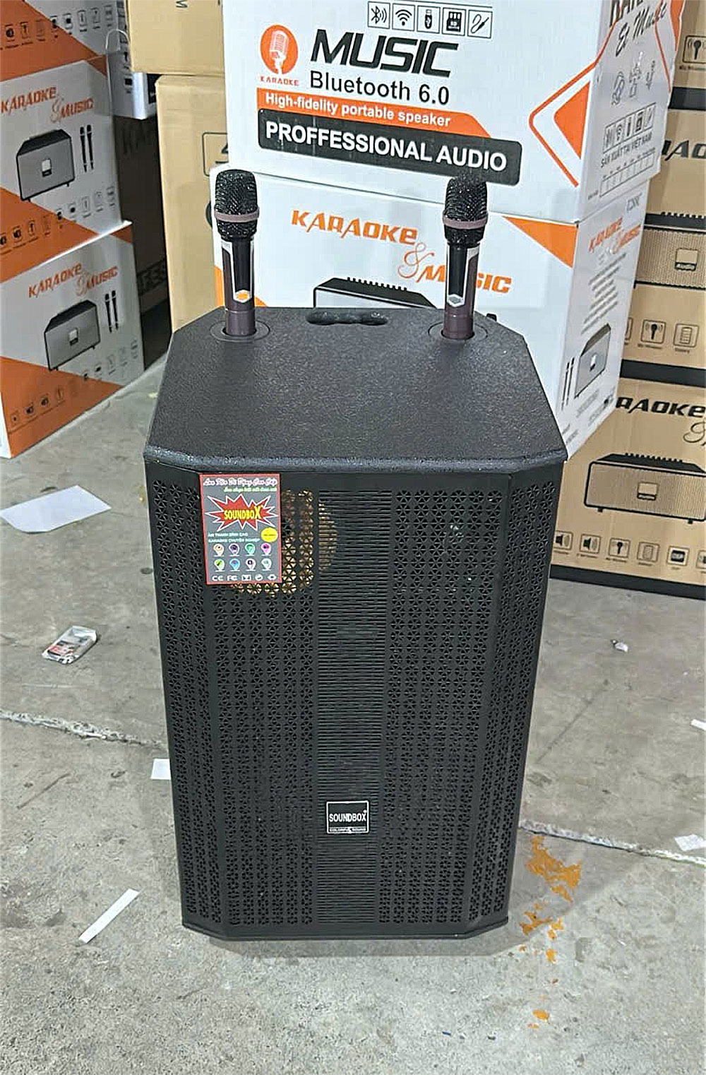 Loa kẹo kéo Soundbox 1519 Loa kẹo kéo Soundbox 1519, 3 đường tiếng