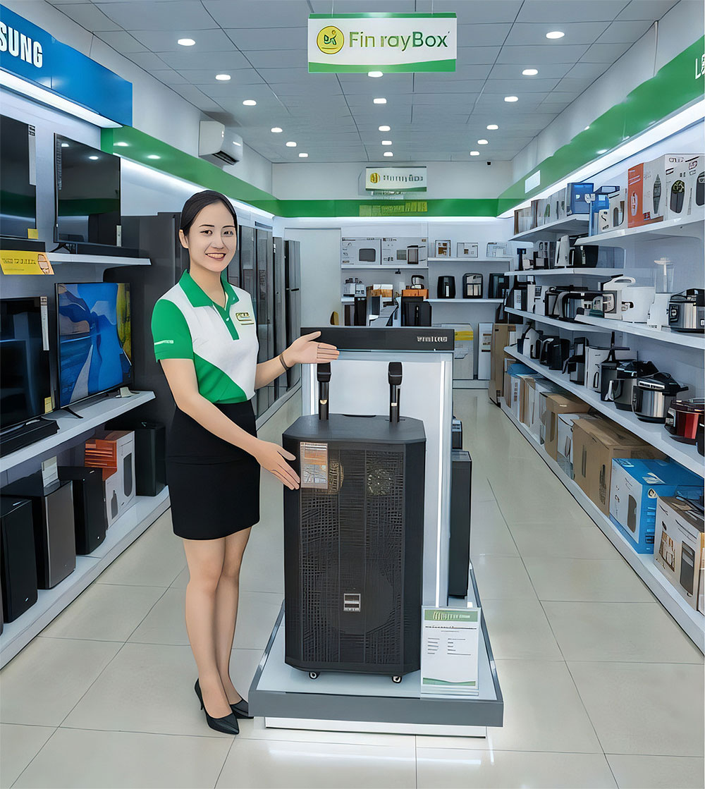 Loa kẹo kéo Soundbox 1519 Loa kẹo kéo Soundbox 1519, 3 đường tiếng