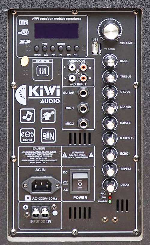 Loa kéo KIWI K6015, loa karaoke giải trí cao cấp