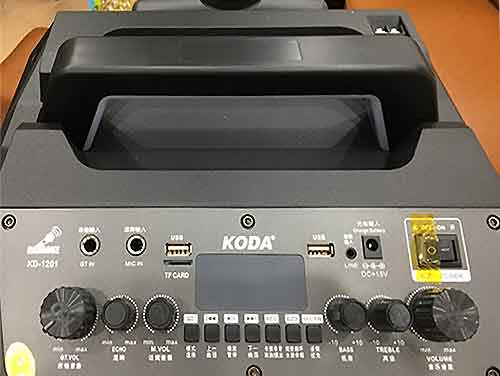 Loa kéo Koda KD-1201, loa hát karaoke gia đình, bass 3 tấc