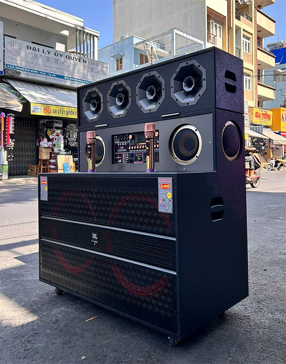 Loa kéo KP14-725, dùng 2 bass 50