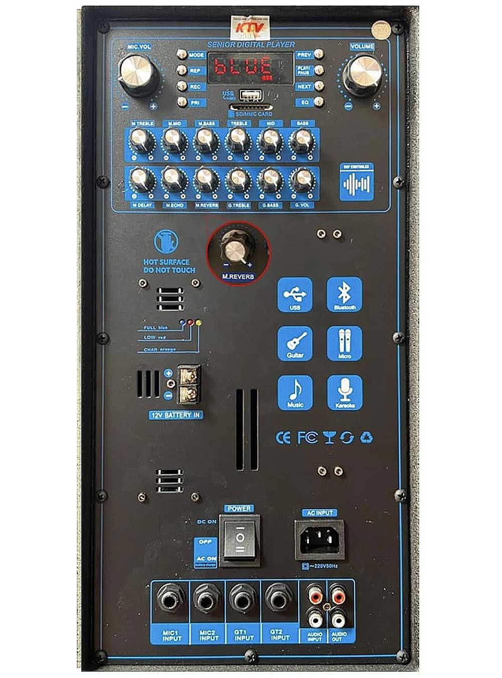 Loa kéo KTV GD18-13RV, 1 bass 50