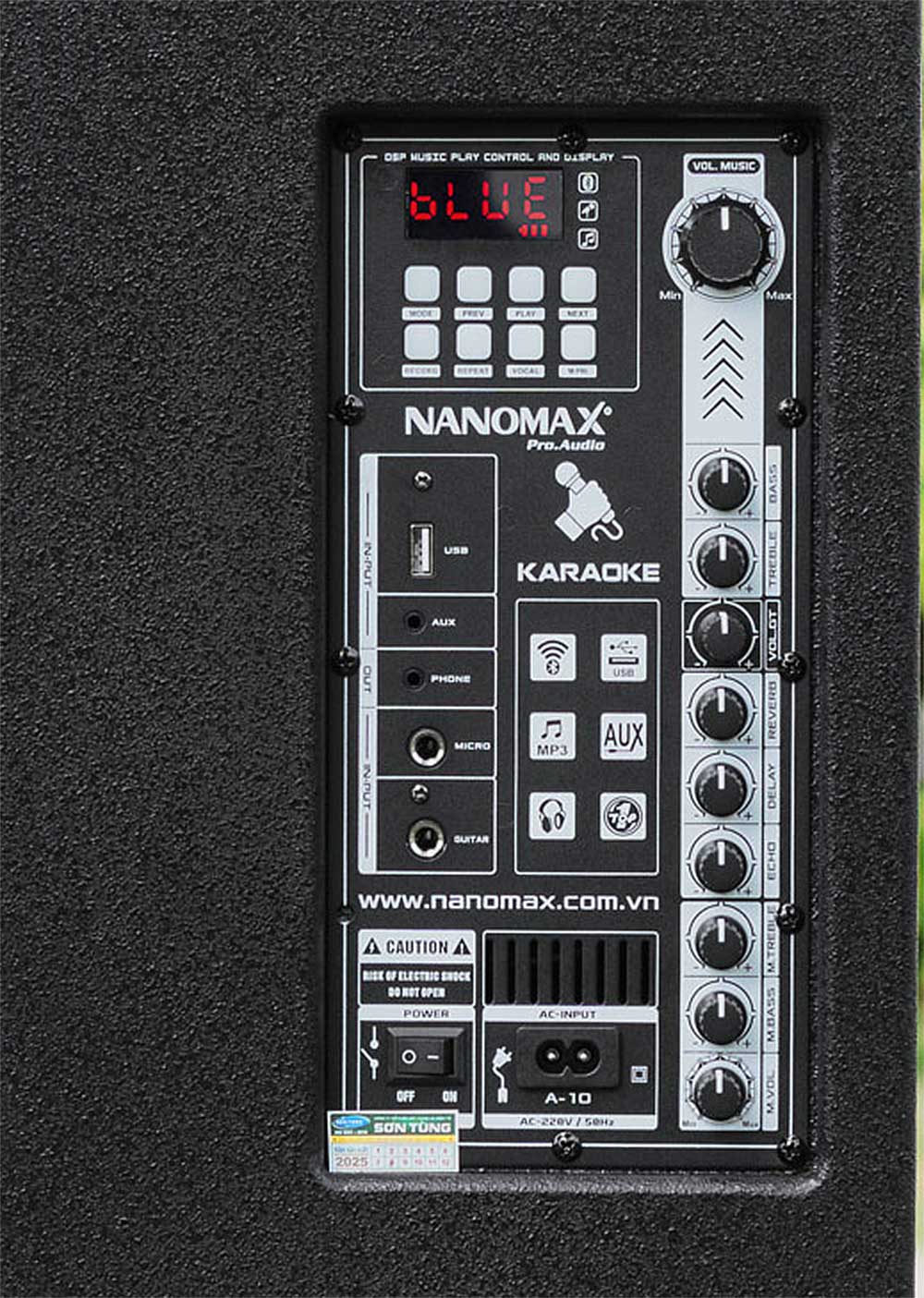Loa kéo Nanomax A-10, 2 mic UHF