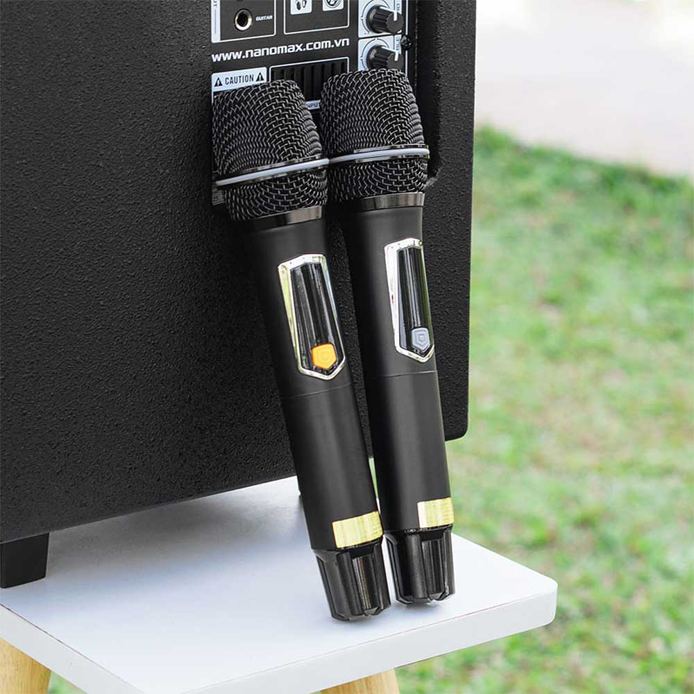 Loa kéo Nanomax A-10, 2 mic UHF