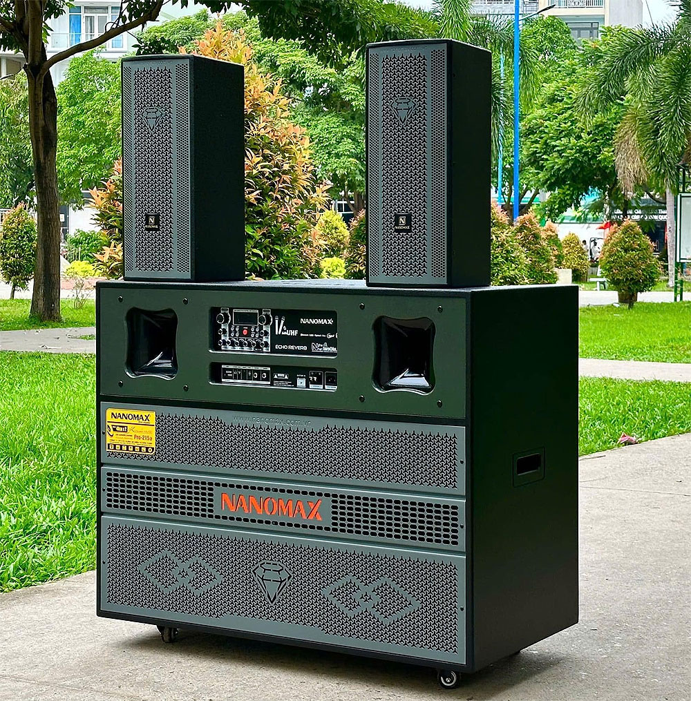 Loa kéo Nanomax Pro-215A, 10 đơn vị loa