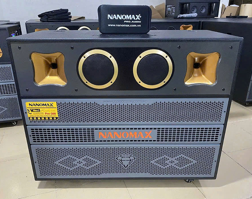Loa kéo Nanomax Pro-300, Loa 3 đường tiếng