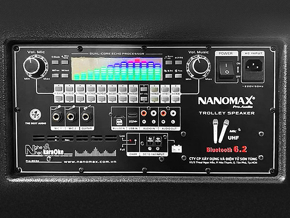 Loa kéo Nanomax Pro-300, Loa 3 đường tiếng
