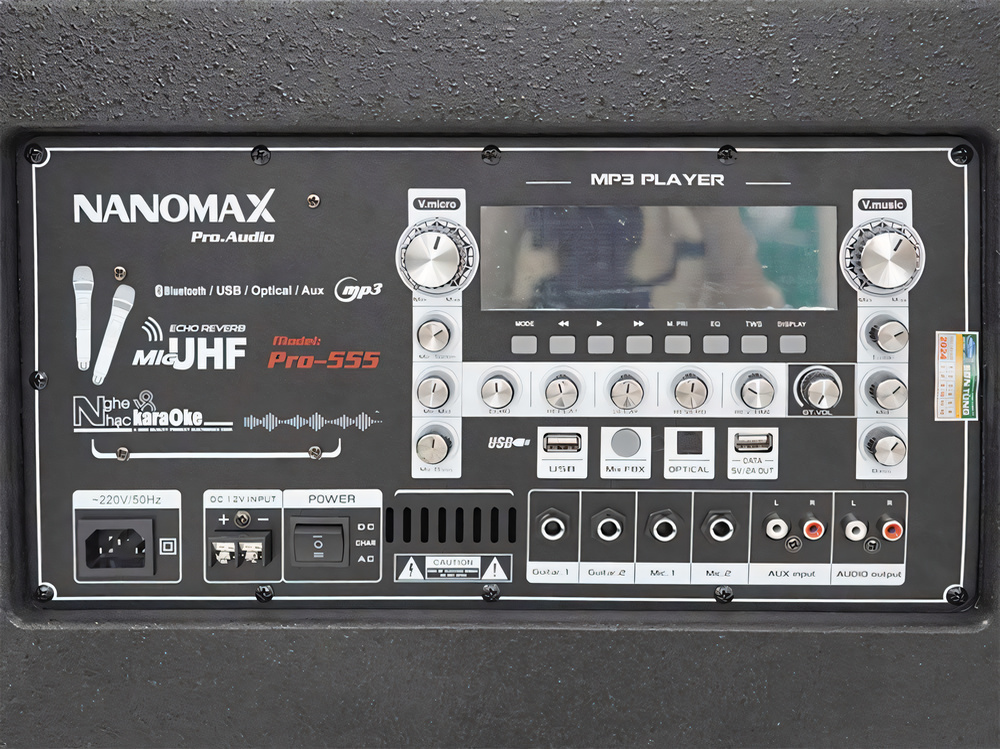 Loa kéo Nanomax Pro-555, 2 bass 40