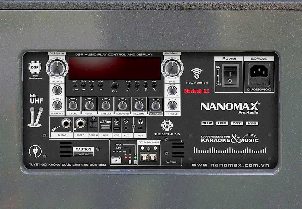 Loa kéo Nanomax Pro-700A, 2 bass 50