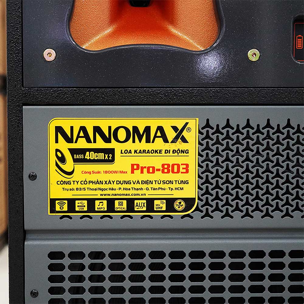 Loa kéo Nanomax Pro-803, 2 bass 40