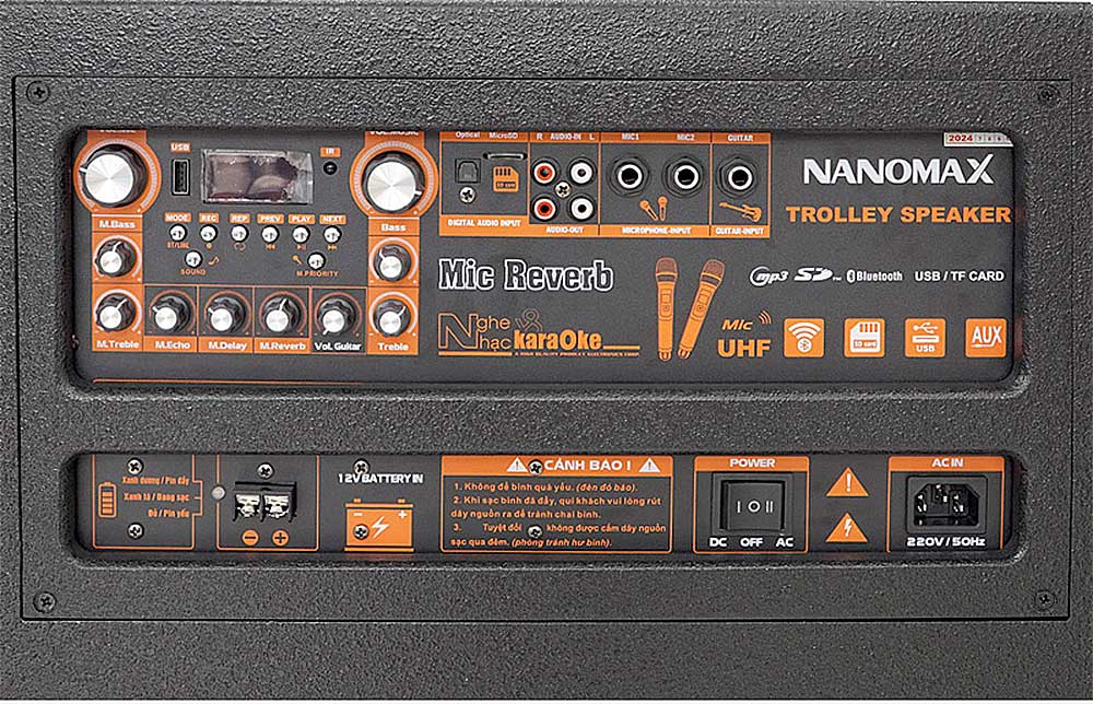 Loa kéo Nanomax Pro-803C, 2 bass 4 tấc