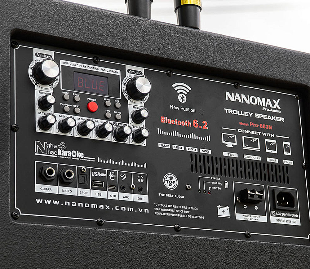 Loa kéo Nanomax Pro-803N, 2 bass 40
