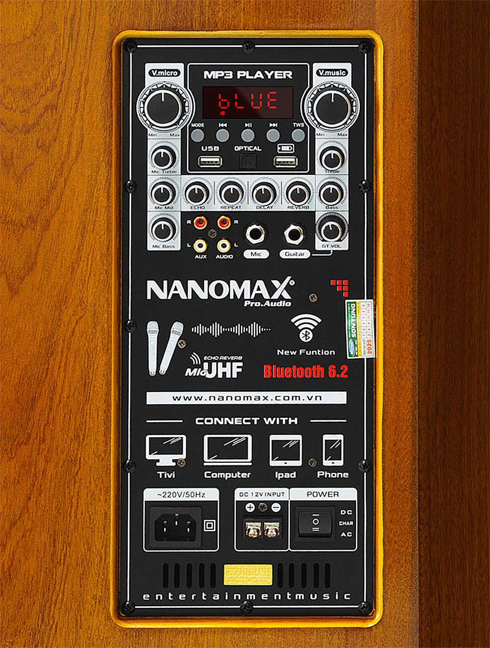 Loa kéo Nanomax SK-15Q7, 3 đường tiếng