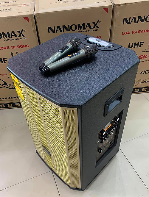 Loa kéo Nanomax SK-15X6, loa hát karaoke 3 đường tiếng
