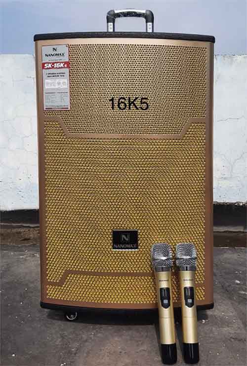 Loa kéo Nanomax SK-16K5, loa karaoke cao cấp, bass 4 tấc