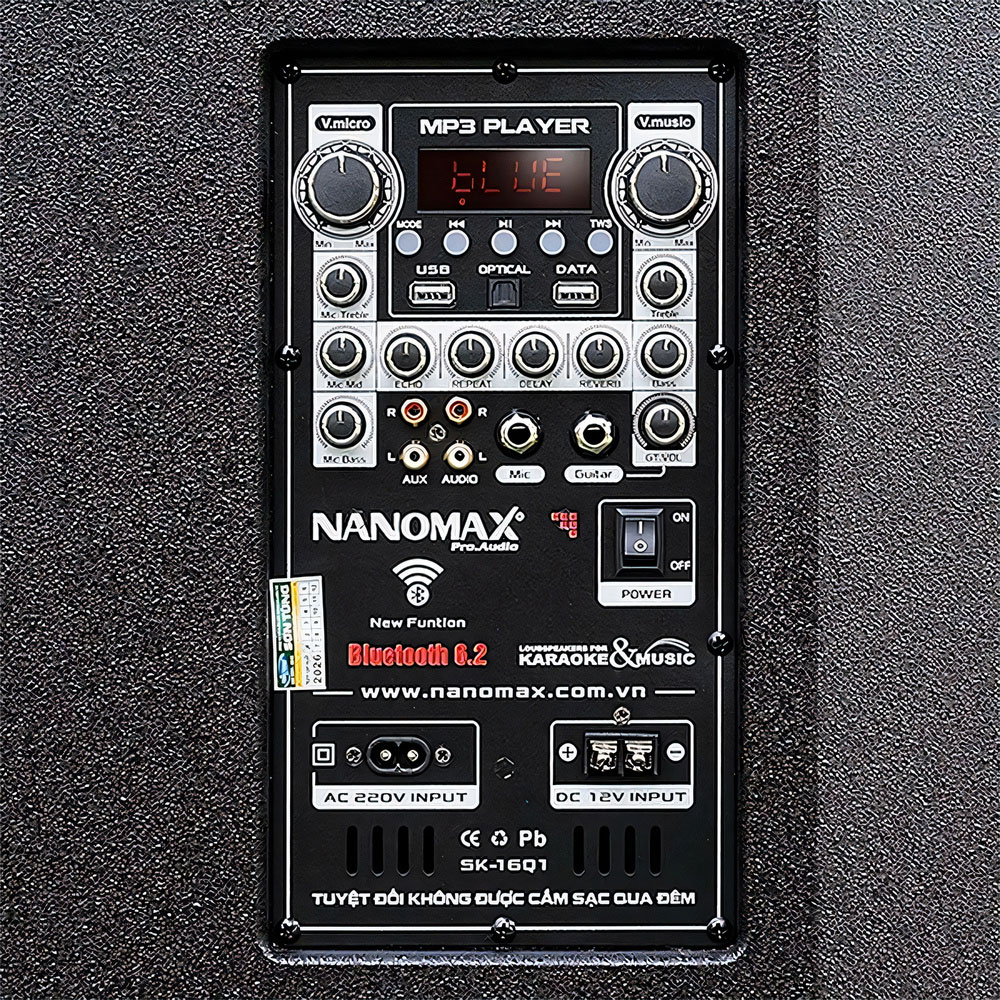 Loa kéo Nanomax SK-16Q1 Loa kéo Nanomax SK-16Q1, 3 đường tiếng