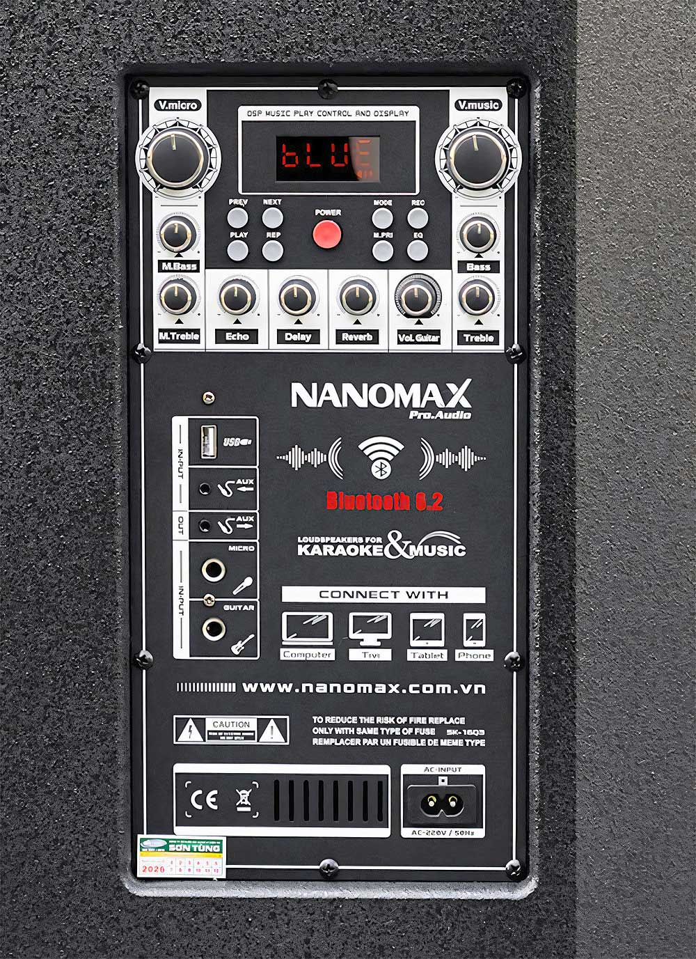 Loa kéo Nanomax SK-16Q2, 3 đường tiếng