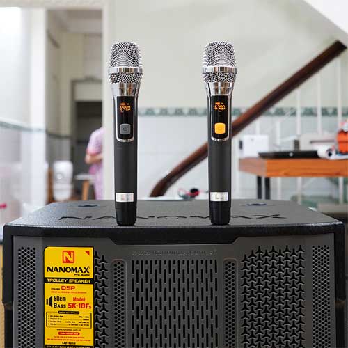Loa kéo Nanomax SK-18F5, loa karaoke 3 đường tiếng