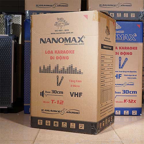 Loa kéo Nanomax T-12, Loa kèm theo 2 mic VHF