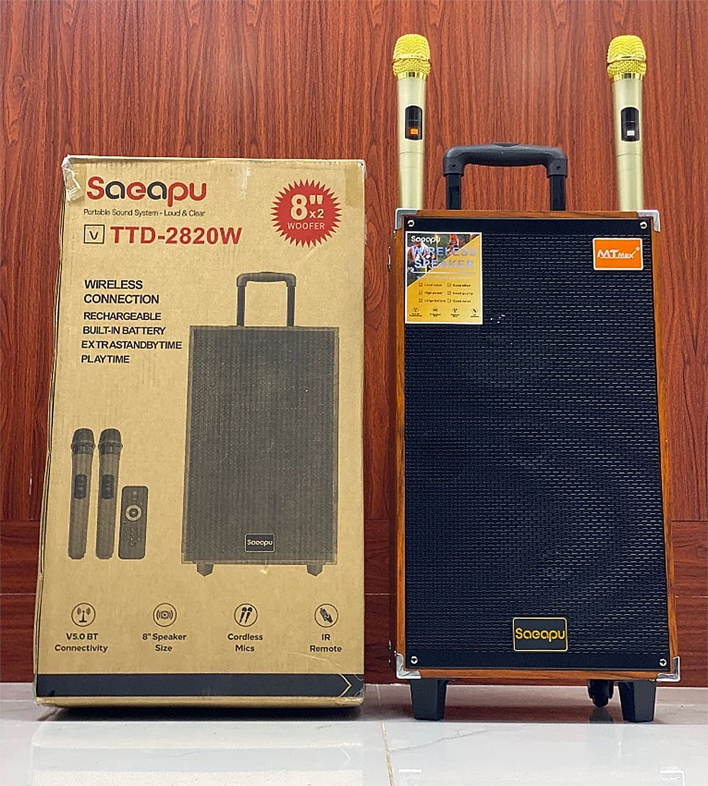 Loa kéo Saeapu TTD-2820W, 2 bass 20
