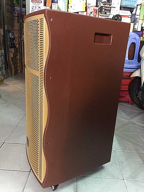 Loa kéo Sansui SG10-15, loa karaoke thùng gỗ cao cấp, cực hay