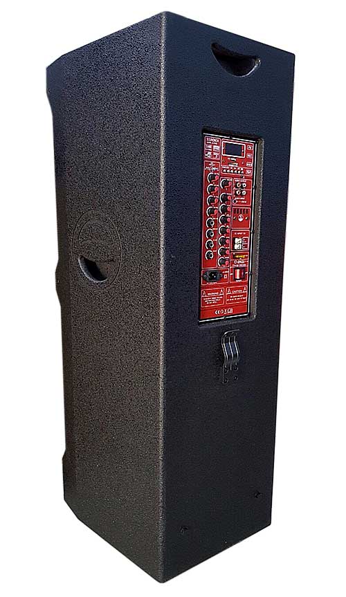 Loa kéo Soundbox S122B, loa karaoke bass đôi di động