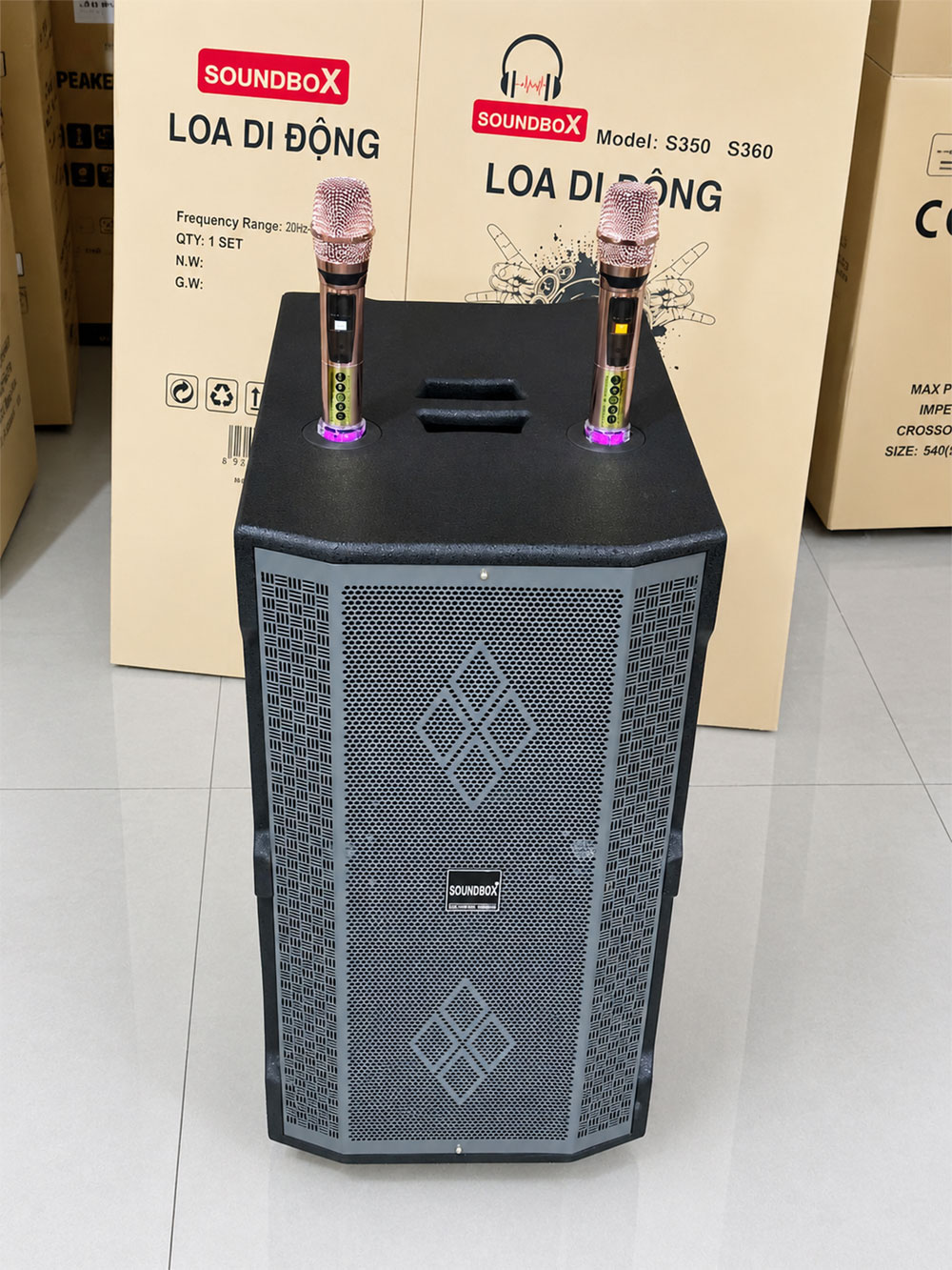 Loa kéo Soundbox S350, 2 bass 30