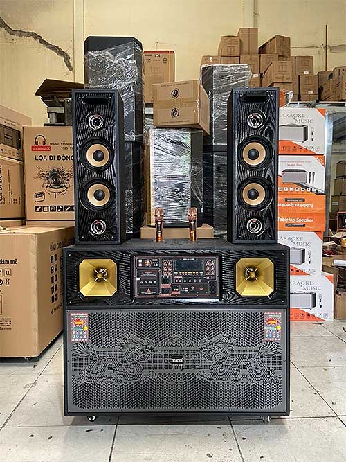 Loa kéo Soundbox SB-6616 robot, 12 đơn vị loa