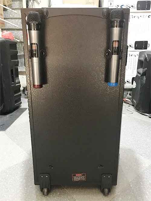 Loa kéo Temeisheng QX15-09, loa karaoke thùng gỗ, max 500W