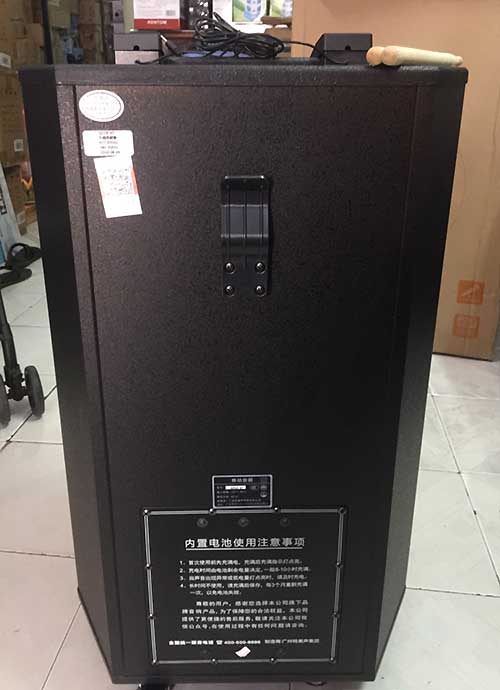 Loa kéo Temeisheng QX15-37, loa karaoke tích hợp trống điện tử