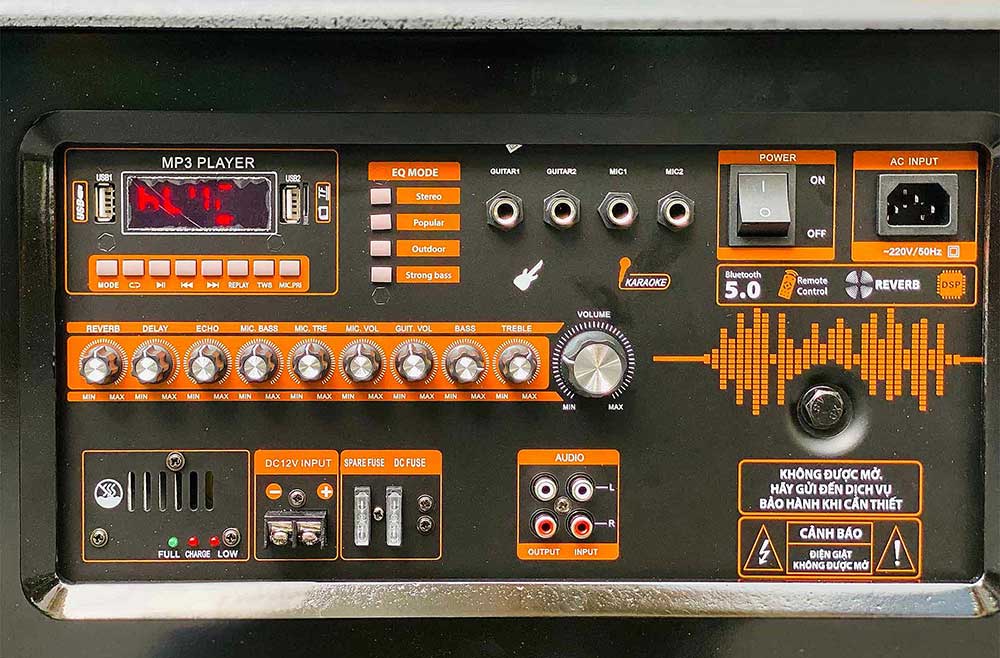 Loa kéo tủ 906, 2 bass 40
