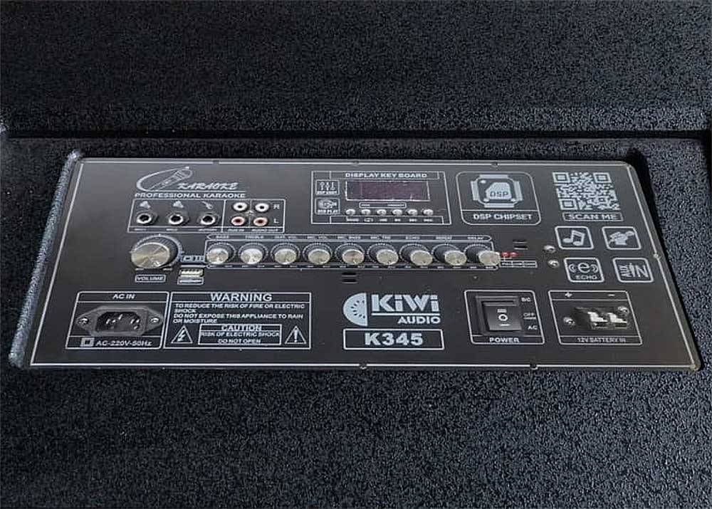 Loa kéo tủ KIWI K345, 2 bass 4 tấc