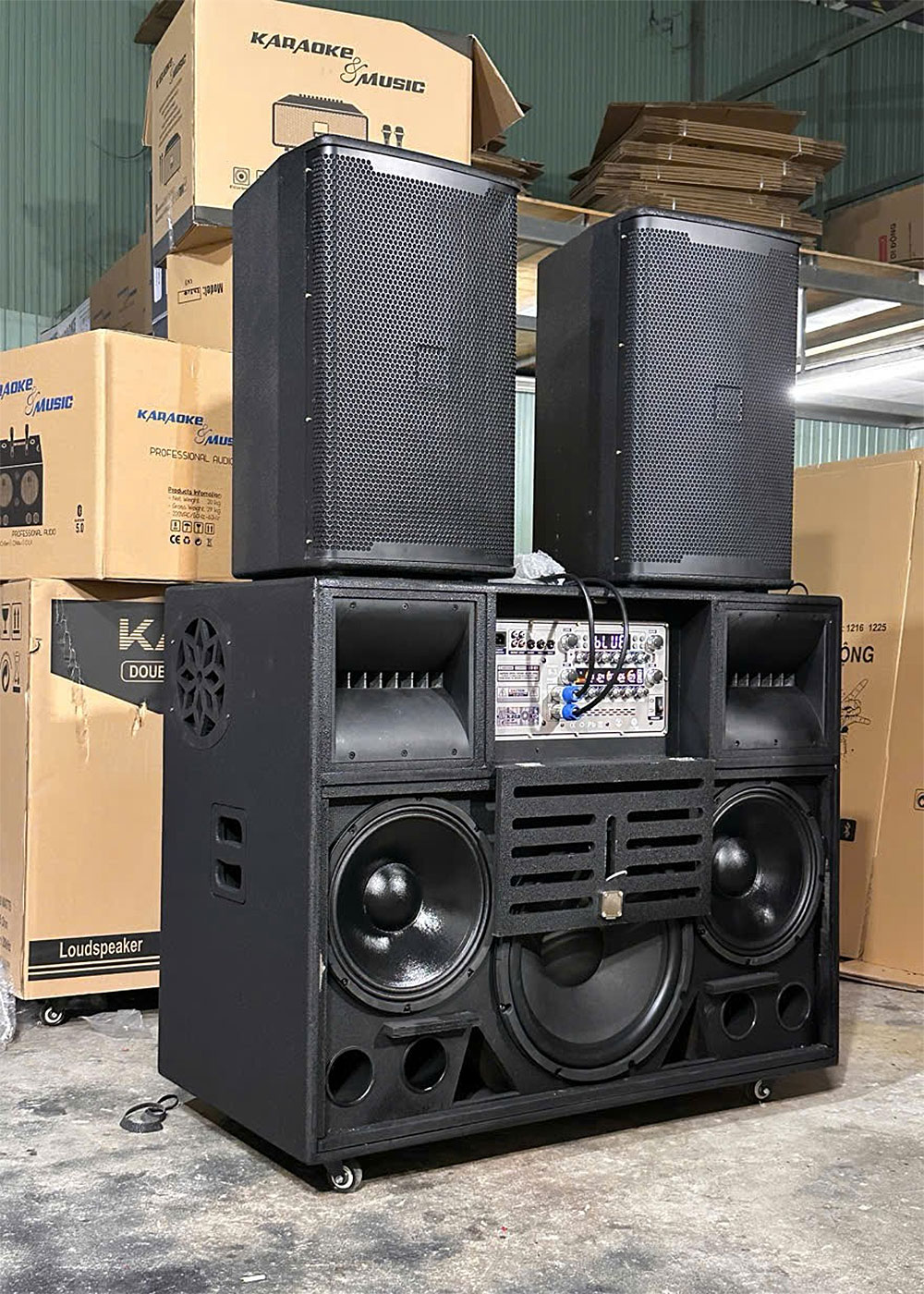Loa kéo tủ Soundbox SG15-13plus, 2 bass 30