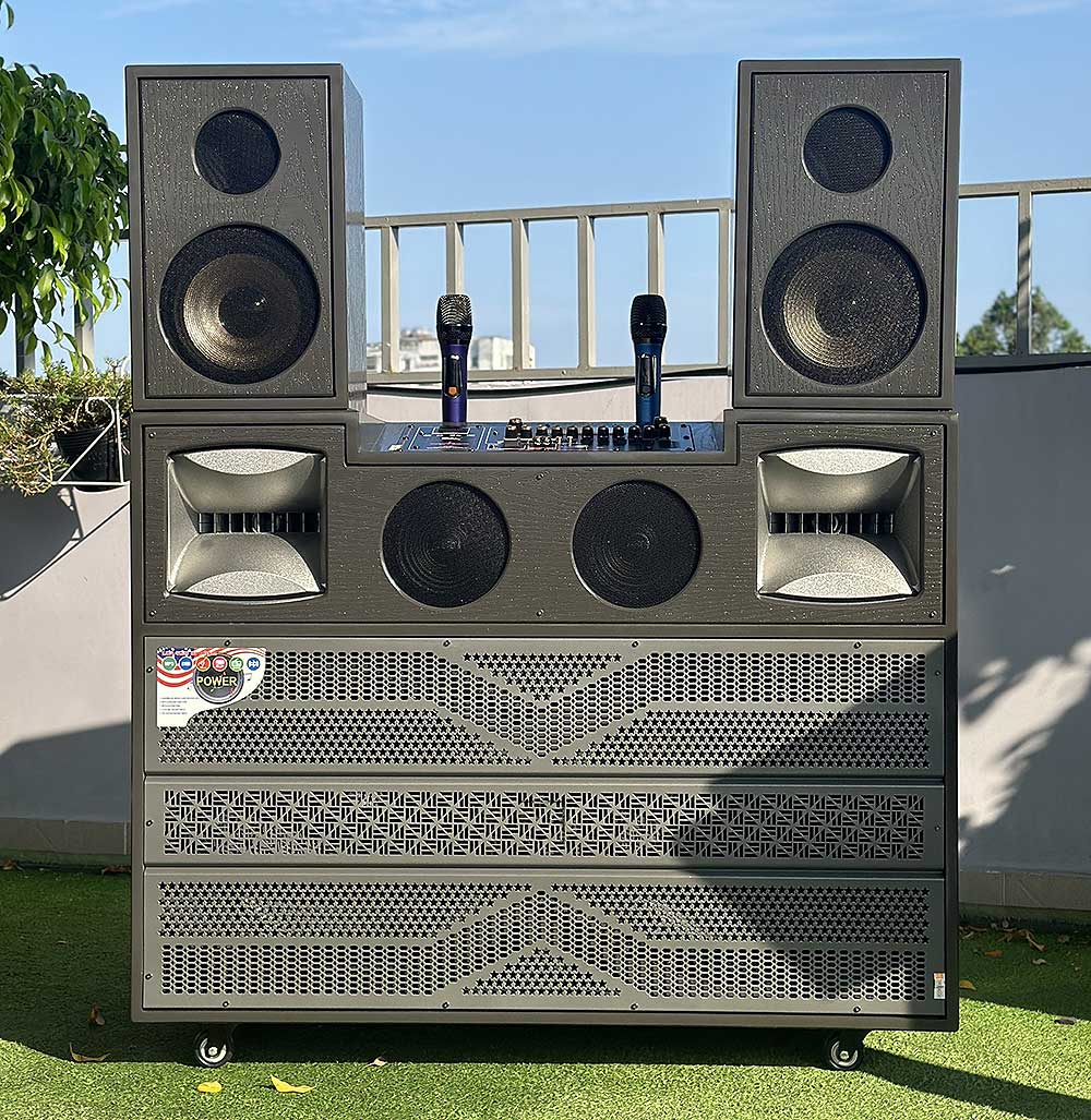 Loa kéo tủ T02Pro, 2 bass 40