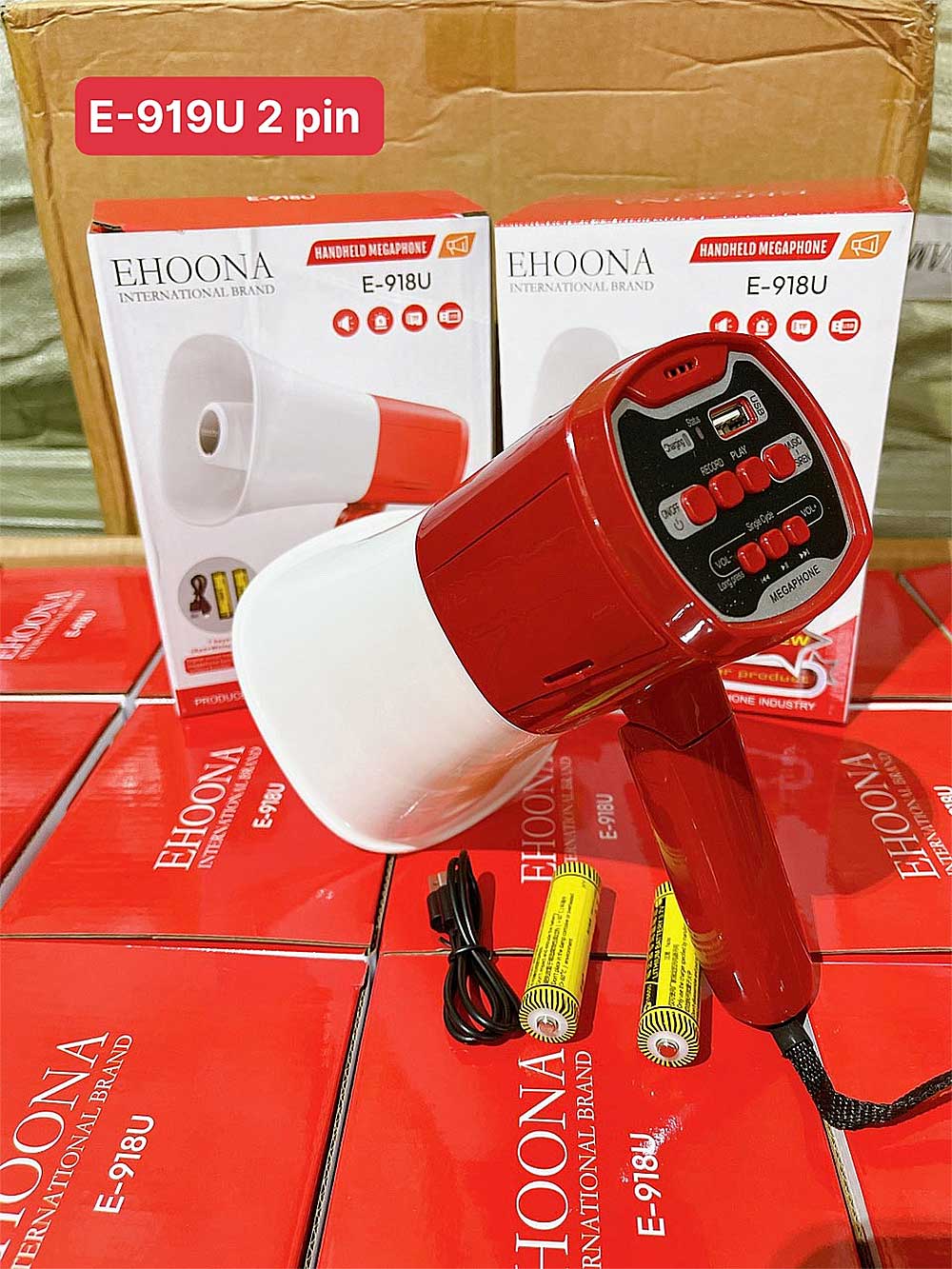 Loa phóng thanh EHOONA E-918U, công suất 25W