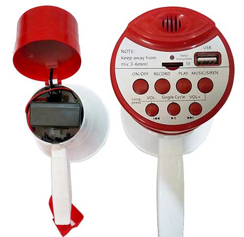 Loa phóng thanh HTY-687U, handheld megaphone có MP3