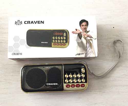 Loa thẻ nhớ Carven CR-901S, loa nghe nhạc bỏ túi, RMS 3W