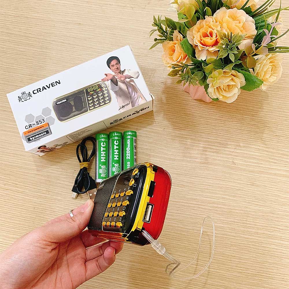 Loa thẻ nhớ Craven CR-853, nghe được đài FM