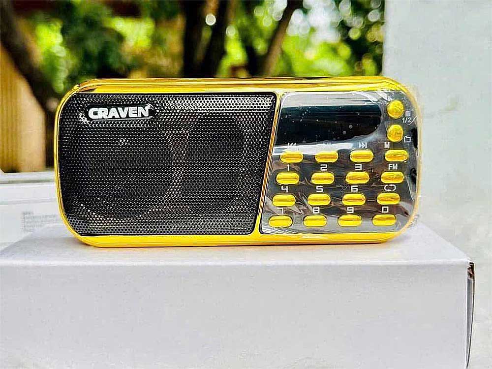 Loa thẻ nhớ Craven CR-853, nghe được đài FM