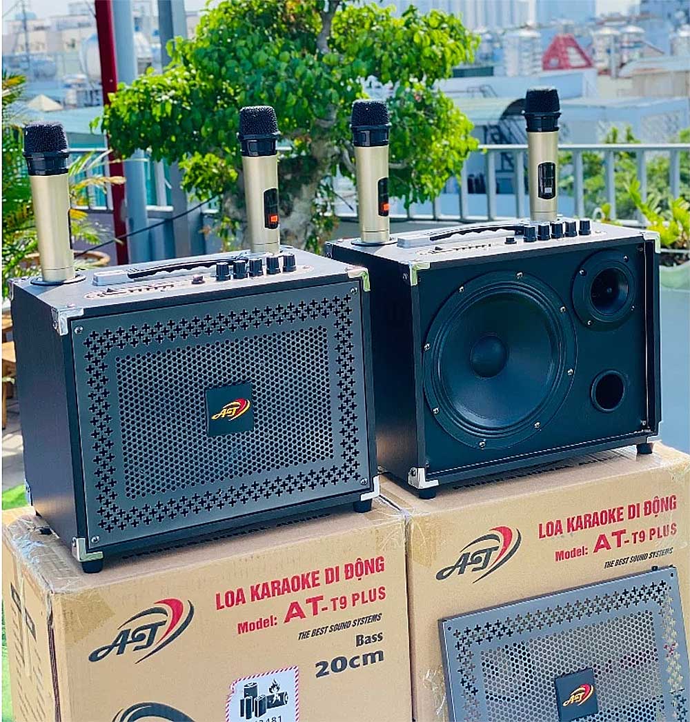 Loa xách tay AT-T9 Plus Loa xách tay AT-T9 Plus, 2 đường tiếng